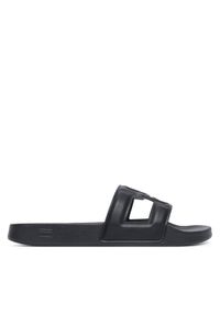 TOMMY HILFIGER - Tommy Hilfiger Klapki Monogram Pool Slide FW0FW09424 Czarny. Kolor: czarny. Materiał: skóra #1