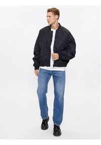 Calvin Klein Jeans Kurtka bomber J30J323474 Czarny Oversize. Kolor: czarny. Materiał: syntetyk