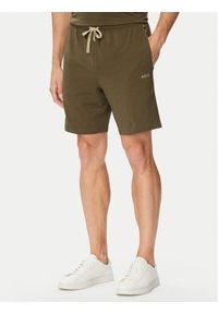 BOSS Szorty sportowe Mix&Match 50515314 Khaki Regular Fit. Kolor: brązowy. Materiał: bawełna. Styl: sportowy #1