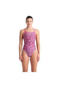 Strój Kąpielowy Arena Pink Dahlia Swimsuit Lace. Kolor: różowy