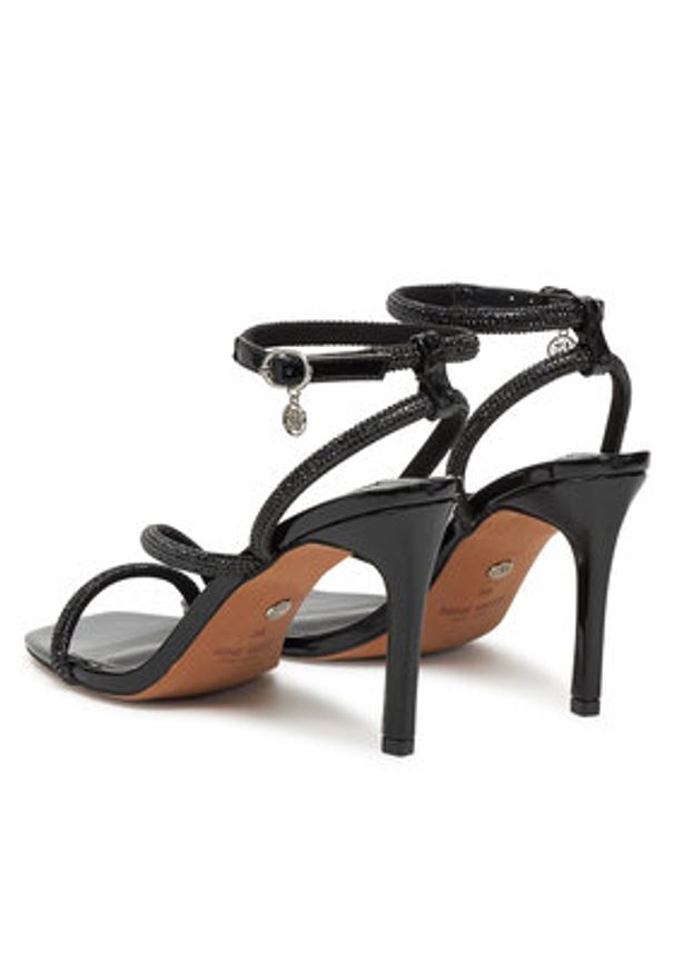 Nine West Sandały WFA2675-1 Czarny. Kolor: czarny. Materiał: materiał, syntetyk