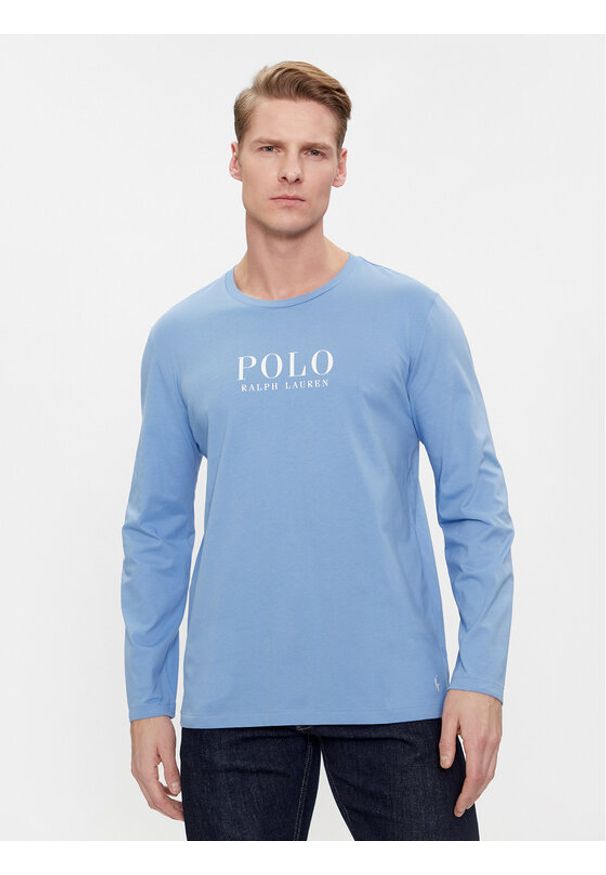 Polo Ralph Lauren Koszulka piżamowa 714899614008 Niebieski Regular Fit. Kolor: niebieski. Materiał: bawełna
