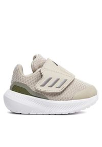 Adidas - adidas Sneakersy RunFalcon 3.0 Hook-and-Loop IF8593 Beżowy. Kolor: beżowy. Materiał: materiał, mesh. Sport: bieganie