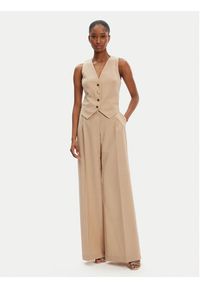 Marciano Guess Spodnie materiałowe 5GGB08 7294A Beżowy Regular Fit. Kolor: beżowy. Materiał: syntetyk #4