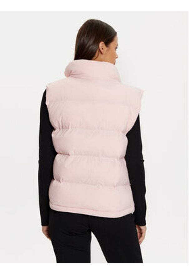 Guess Jeans Bezrękawnik W4BN59 WGII2 Różowy Regular Fit. Kolor: różowy. Materiał: syntetyk. Długość rękawa: bez rękawów