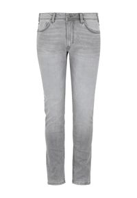 Ochnik - Szare spodnie jeansowe męskie. Kolor: szary. Materiał: bawełna #2