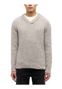 Mustang - Męskie sweter MUSTANG Edmonds Mid Grey Mélange 1015481 4140 #8
