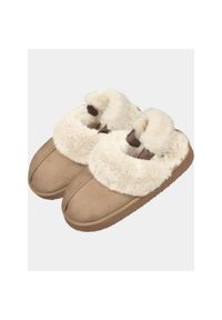 Kapcie Damskie Barts Ayumies. Kolor: brązowy. Materiał: futro. Styl: sportowy #1