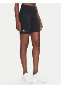 Under Armour Kolarki Rival 7" 1386703 Czarny Slim Fit. Kolor: czarny. Materiał: bawełna, syntetyk