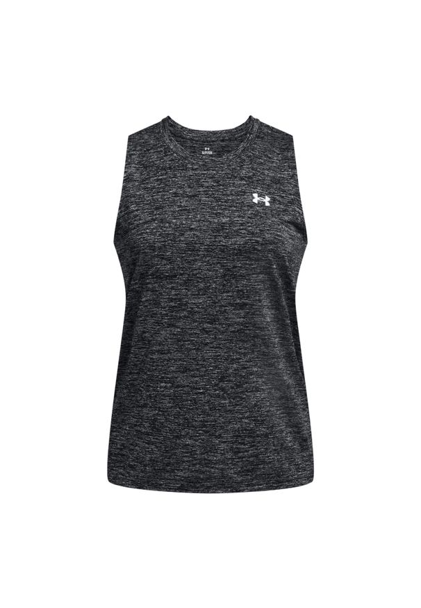 Damski tank top Under Armour Tech™ Twist. Kolor: czarny, biały, wielokolorowy. Długość rękawa: bez rękawów. Sport: fitness