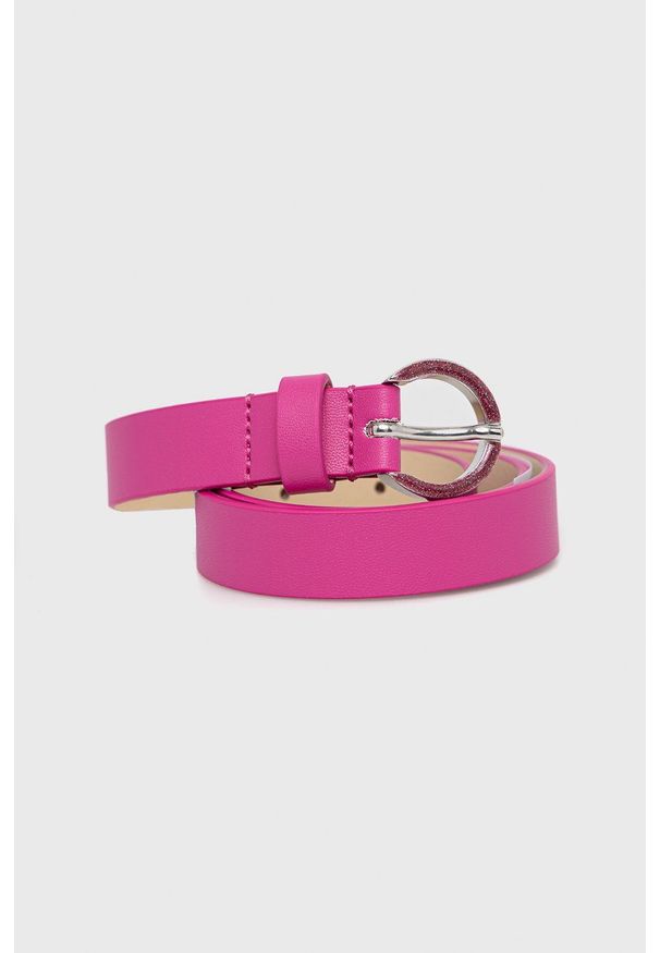Guess pasek dziecięcy kolor różowy. Kolor: różowy