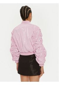 Pinko Kurtka bomber Bolbe 103054 A1MD Różowy Regular Fit. Kolor: różowy. Materiał: bawełna #4