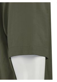 Koszula Weekendowa z Lnem, Krótki Rękaw - Brave Soul - Khaki. Okazja: na co dzień. Kolor: brązowy. Materiał: bawełna, len. Długość rękawa: krótki rękaw. Długość: krótkie. Styl: casual #3