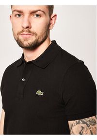 Lacoste Polo PH4012 Czarny Slim Fit. Typ kołnierza: polo. Kolor: czarny. Materiał: bawełna #5