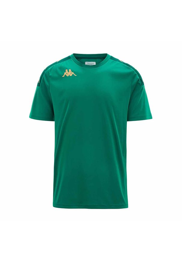 Koszulka Kappa Gianto. Kolor: wielokolorowy, zielony. Sport: piłka nożna