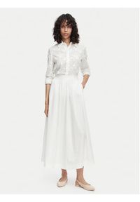 Vero Moda Spódnica maxi Friba 10346845 Biały Regular Fit. Kolor: biały. Materiał: bawełna #4