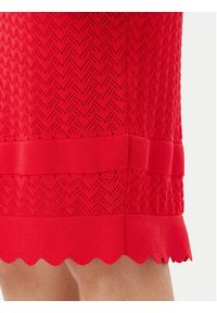 Gaudi Spódnica ołówkowa 511FD73005 Czerwony Slim Fit. Kolor: czerwony. Materiał: syntetyk #5