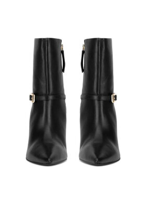 Gino Rossi Botki FLORIA-116035 Czarny. Kolor: czarny. Materiał: skóra