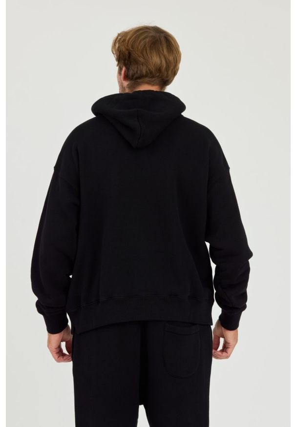 OFF-WHITE Czarna męska bluza Big Bookish Skate Hoodie White, Rozmiar L. Kolor: czarny