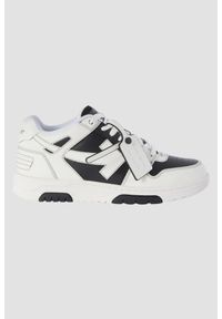 OFF-WHITE Biało-czarne sneakersy Out Of Office Sneaker, Rozmiar 42,5. Kolor: biały