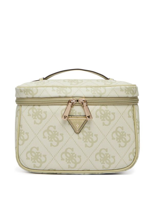 Guess Kosmetyczka Berta TWOB86 88039 Beżowy. Kolor: beżowy. Materiał: skóra