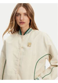 Fila Kurtka bomber Leme FAW0999 Écru Oversize. Materiał: syntetyk #5