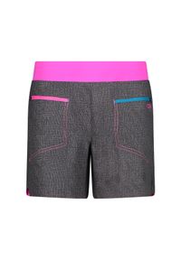 Damskie szorty bermudzkie CMP. Kolor: czarny. Sport: turystyka piesza #1