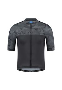 ROGELLI - Profesjonalna koszulka kolarska męska Rogelli CAMO. Kolor: czarny, szary, wielokolorowy. Sport: kolarstwo
