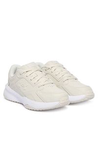 Under Armour Sneakersy UA Edge Leather 3028569 Écru. Materiał: materiał