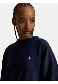 Polo Ralph Lauren Bluza 211965111501 Granatowy Oversize. Typ kołnierza: polo. Kolor: niebieski. Materiał: bawełna #5