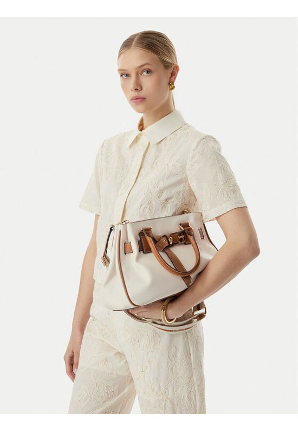 Liu Jo Torebka AA6032 E1120 Écru. Kolor: kremowy. Materiał: skórzane