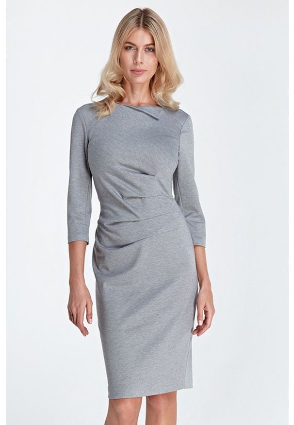 Colett - Elegancka klasyczna sukienka. Okazja: do pracy, na spotkanie biznesowe. Typ sukienki: ołówkowe. Styl: klasyczny, elegancki