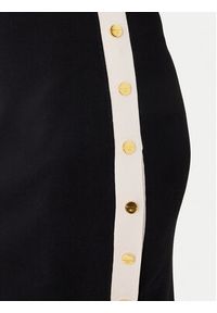 Elisabetta Franchi Spódnica midi GK-27S-61E2-V340 Czarny Regular Fit. Kolor: czarny. Materiał: wiskoza #4