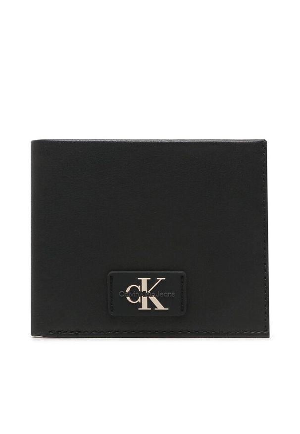 Mały Portfel Męski Calvin Klein Jeans. Kolor: czarny