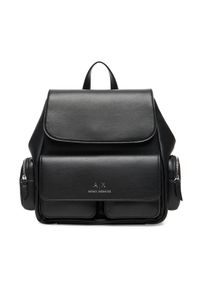 Armani Exchange Plecak XW001923 AF12589 UC001 Czarny. Kolor: czarny. Materiał: skóra