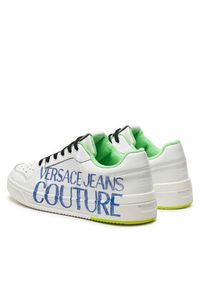 Versace Jeans Couture Sneakersy 76YA3SJ5 Biały. Kolor: biały. Materiał: skóra #7