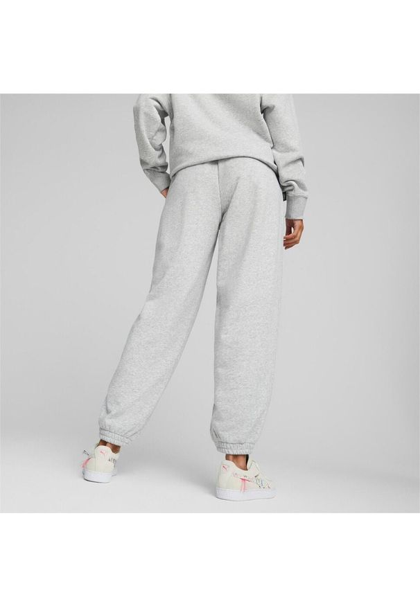 Spodnie Puma Team Sweatpants Tr, Kobiety. Kolor: szary. Materiał: materiał, bawełna. Sport: fitness