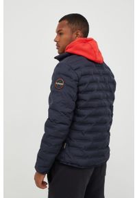 Napapijri kurtka dwustronna męska kolor granatowy przejściowa. Kolor: niebieski. Materiał: puch #3