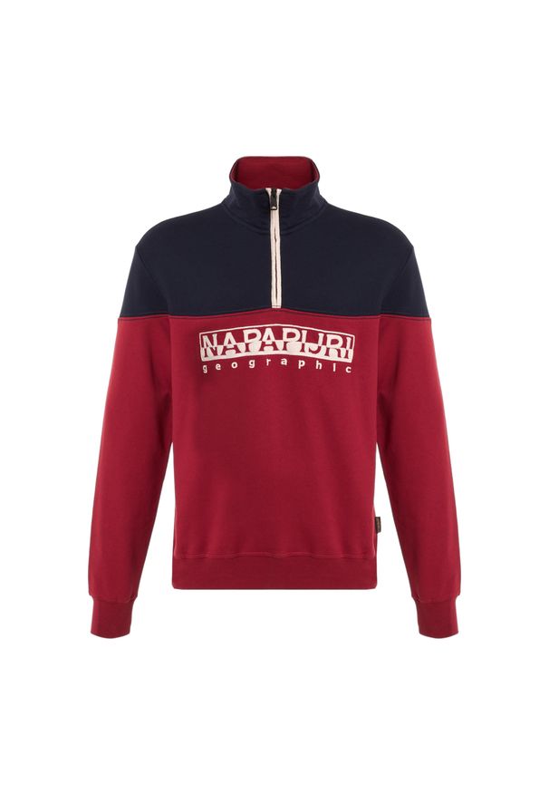 Bluza męska Napapijri B-Saturnia HZ. Kolor: czerwony