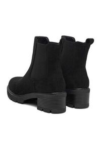 DeeZee Botki V2222-1 Czarny. Kolor: czarny. Materiał: materiał #5