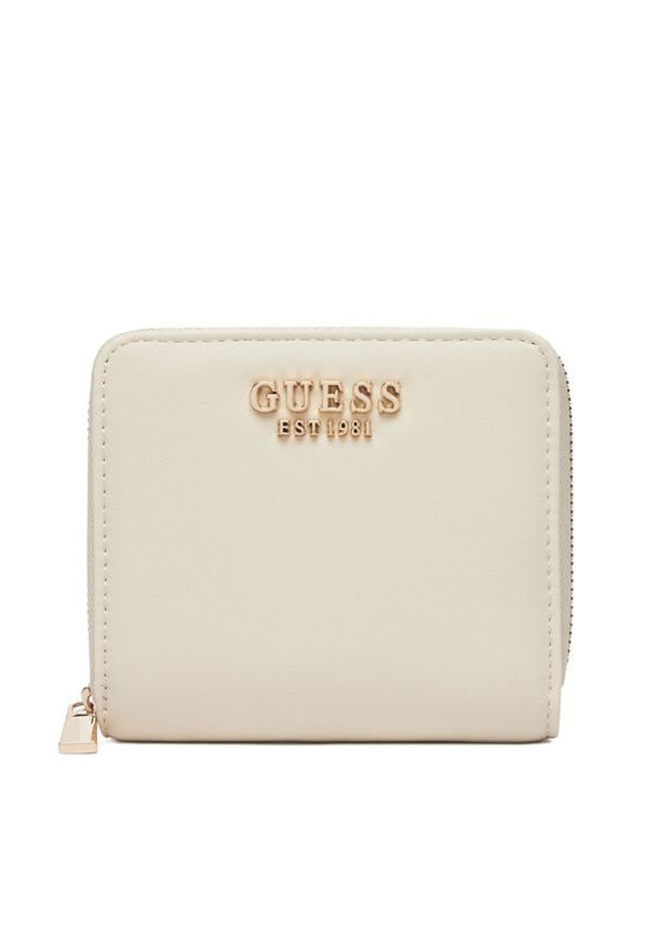 Guess Mały Portfel Damski Talent Slg SWNG96 69137 Écru. Materiał: skóra