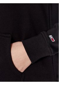 Tommy Jeans Bluza Serif Linear DW0DW15649 Czarny Regular Fit. Kolor: czarny. Materiał: bawełna, syntetyk