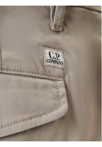 C.P. Company Spodnie materiałowe 20CMPA744A005694G Beżowy Regular Fit. Kolor: beżowy. Materiał: bawełna #4