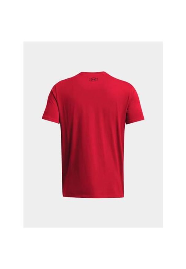 Koszulka sportowa męska Under Armour 1382915600. Kolor: czerwony, czarny, wielokolorowy. Długość rękawa: krótki rękaw. Długość: krótkie