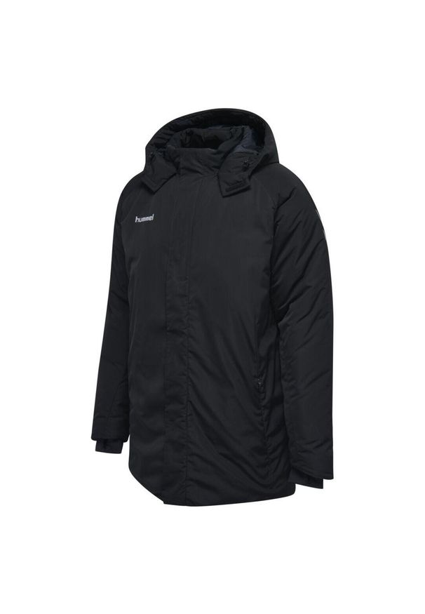 Hummel - HUMMEL kurtka męska ciepła TECH MOVE BENCH JACKET. Kolor: czarny. Sport: piłka nożna