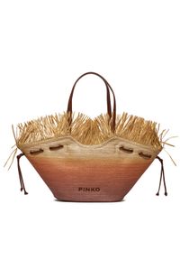 Pinko Torebka Pagoda Extra Shopper . PE 24 PLTT 102911 A1R6 Beżowy. Kolor: beżowy