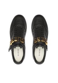 Guess Sneakersy Trani FM7TRA ELE12 Czarny. Kolor: czarny. Materiał: skóra #4