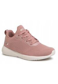 skechers - BUTY damskie SKECHERS BOBS SQUAD 32504-BLSH różowe lekkie sportowe 35,5. Okazja: na co dzień. Kolor: różowy. Materiał: materiał, syntetyk, tkanina. Model: Skechers Sport. Sport: turystyka piesza