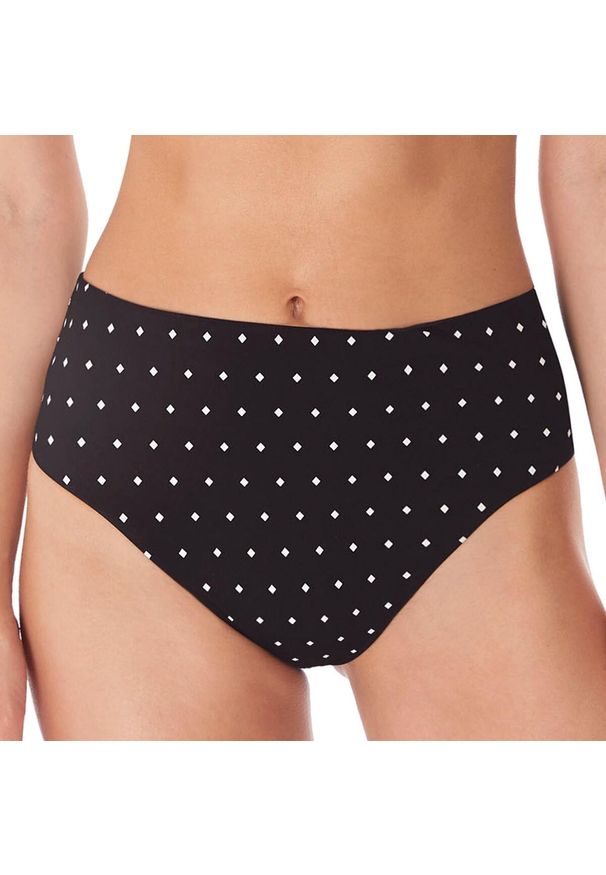 FREYA ACTIVE - Figi do kostiumów kąpielowych dla kobiet Freya Jewel cove. Kolor: czarny. Wzór: jodełka, paski