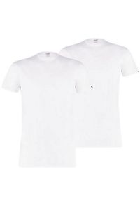 Puma - T-shirt Męski Dekolt W Szpic Basic 2pak. Kolor: biały. Sport: turystyka piesza